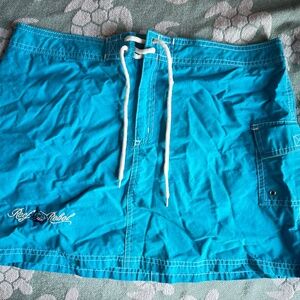 HYP Swim Skirt Blue Women's Medium Swimwear